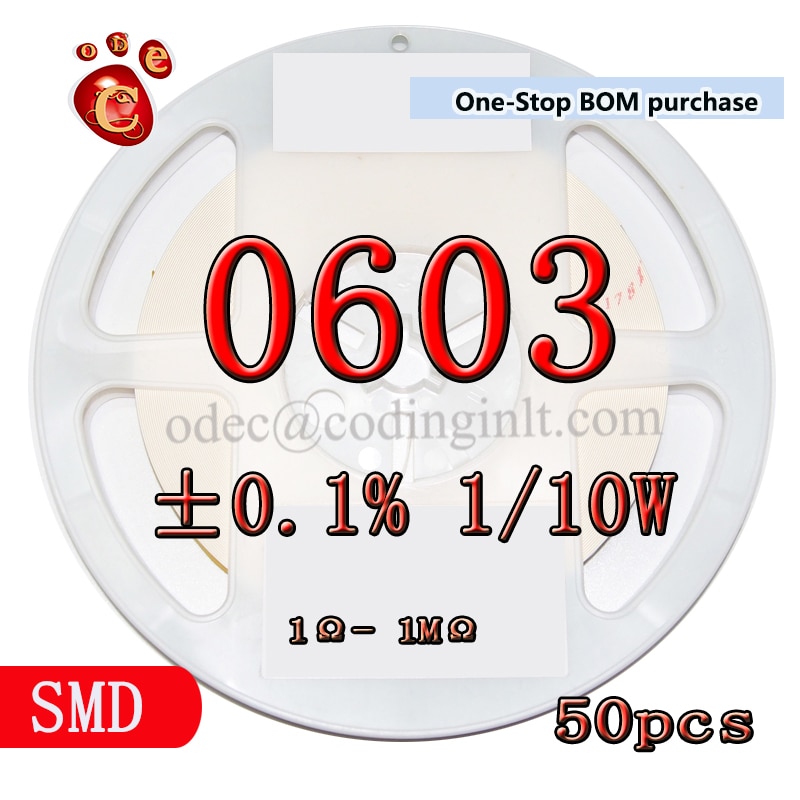 SMD 0603 910  0.1% 1/10W 25PPM  ʸ ױ 50..